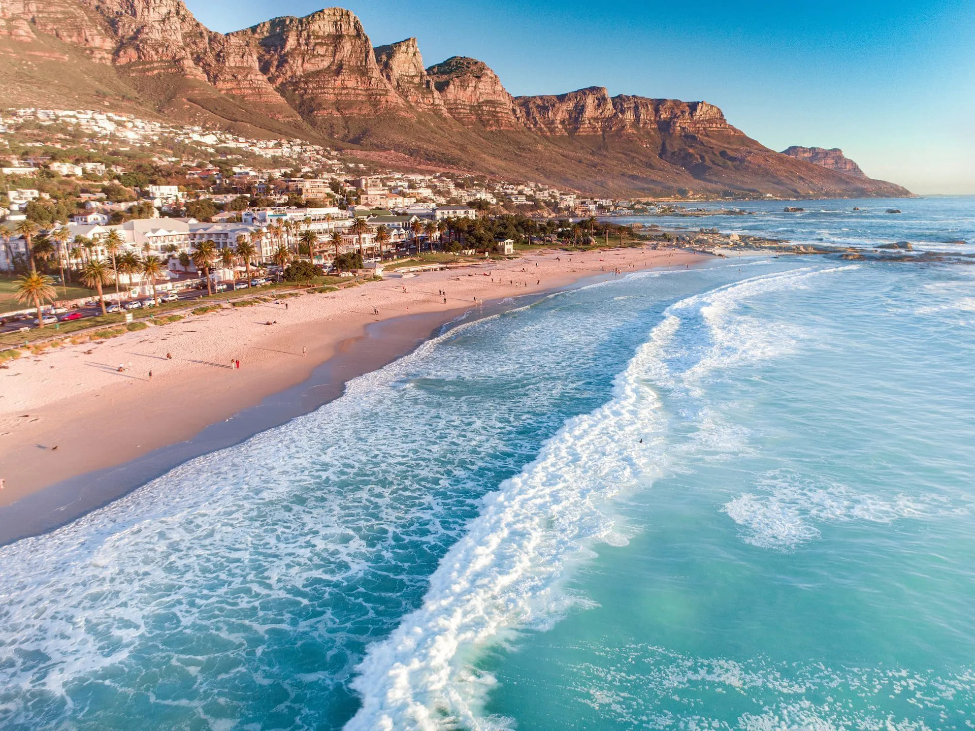 Scenic Cape Town beach